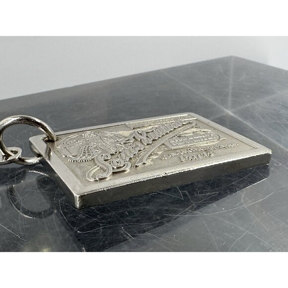 LOUIS VUITTON M65374 Porte Cles Jean Bag Charm Key Holder Metal Silver (K) - Picture 3 of 11